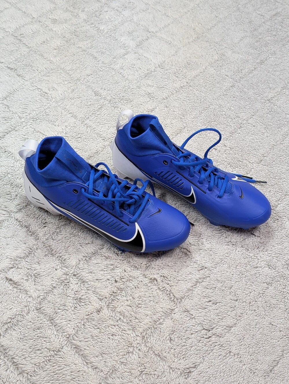 Nike Vapor Edge Pro 360 2 Hyper Royal Black Football Cleats Mens 11 DA5456-400